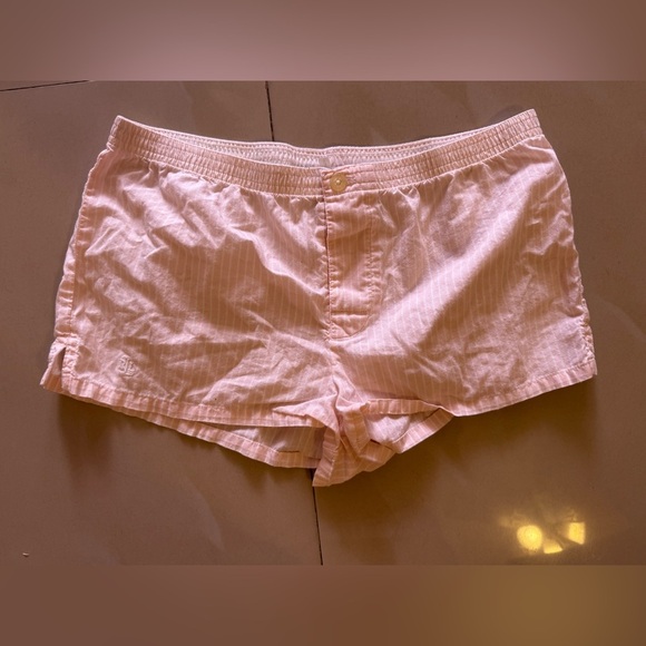 Ralph Lauren women's shorts in light pink with white stripes,  S. These short - Picture 11 of 12